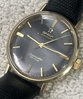 Rare Vintage 14k Gf Omega Seamaster Deville Automatic Watch Cal 560 34mm