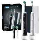Oral-b Genius X Rechargeable Electric Toothbrush 2-pack Balck And White