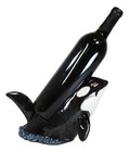 Nautical Ocean Marine Breaching Orca Killer Whale Wine Bottle Holder Statue