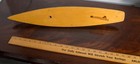 Vintage Wood Pond Yacht Sailboat Hull Green Red Black Model Boat 22  Handmade