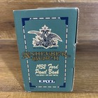 Ertl 9552 1 25 Scale Anheuser-busch 1932 Ford Panel Delivery Diecast Bank  0843