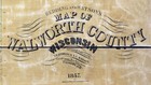1857 Map Of Walworth County Wisconsin Whitewater 