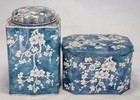Vtg Design By Daher Long Island Ny-2 Tin Containers -made In England