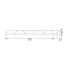 Outwater 9-7 8  X 78-3 4  Primed White Quilt 3d Wall Panel