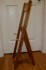 Cottagecore Wood Display Art Easel Victorian Style Spindles Folding Vintage