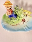 Vintage Smokey The Bear Norcrest Japan 1950 s Prevent Forest Fire Ashtray