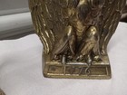 Vintage Pair 1776 Hampton Brass Cast  Patriotic Eagles Colonial Virginia   