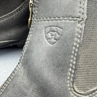 Ariat Riding Boots Kids Size 4 Gray Leather Zip Equestrian English Horse Outdoor