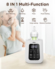 Baby Bottle Warmer Fast Heating White Compatible With Breast Milk And Formula