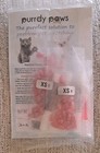 Purrdy Paws 40 Soft Nail Caps Dog Claws X Small 1-5lbs Pink Glitter   Adhesives