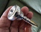 1920s Vincent Bach Corp  New York  large Font  7c Trumpet Mouthpiece Broken O