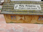 Vintage Marx 1950 s Roy Rogers Double R Bar Ranch Litho Bunk House W  Chimney 