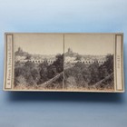 Lausanne Stereoview C1880 Real Photo Switzerland City Panorama By Braun