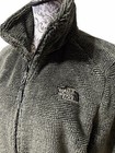 New The North Face Woman   s Large Osito 2  Full Zip Fleece Jacket Green New