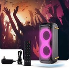 Pyle Compact Bt Pa Party Speaker System - Two-way Speaker Karaoke Machine