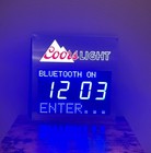 Coors Light Beer Digital Clock   Programmable Led 2 Line Message Bar Light Sign 