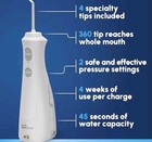 Waterpik Cordless Pearl Portable Water Flosser Oral Clean Rechargeable White New