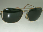 1980 s 58  16mm Vintage B l Ray-ban Gep G15 Crystal Caravan Aviator Sunglasses