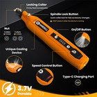 Mini Cordless Rotary Tool 18000rpm 2000mah Usb-c 5-speed 69 Piece Kit