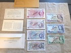 Uncirculated Specimen 1977 Northern Ireland Complete Banknote Set Serial  000590