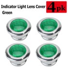 4pk 18mm Panel Mount Led Light Pilot Indicator Signal Warning Cover For Yamaha