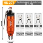 Hs-20 Air Shear Scissors Pneumatic Cutting Tool Cutter Head For Copper Wire Iron