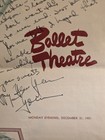 1951 Hand Written And Signed Opera Theater Program Belongs To Marshall Field   