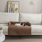 Pet Bed Dog Cushion Blanket Couch Sofa Protector Kennel Mat With Bolster Cushion