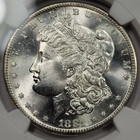 1881 S Morgan Silver Dollar  1 Ngc Ms66 High Grade Dish Bowl Luster  k508