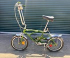 Vtg 1960s Schwinn Stingray Runabout 3 Speed Campus Green W rearview Mirror Bike