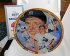 1992 Mickey Mantle Collectors Plate - Hamilton Collection - New York Yankees New
