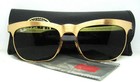 Ray-ban Usa Vintage Nos B l Wayfarer W0755 Brushed Gold G-15 New Sunglasses