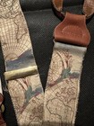 Vintage Limited Edition Trafalgar Silk Braces Collector World Globe Please Read