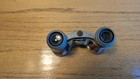 Antique Mother Of Pearl And Brass Opera Glasses With Suede Carrying Case
