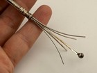 Lovely Rare Vintage Solid Sterling Silver Retractable Cocktail Swizzle Stick