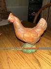 Cast Iron Chicken Hen Coin Bank
