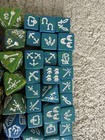 Huge Lot 150  1990   s Vintage Tsr Dragon Dice Game