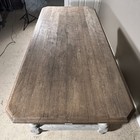 Reproduction French Antique Oak Farm Dining Library Table