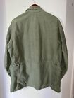 Vtg 1958 Us Army Field Jacket Sateen Og 107 Short Medium Military Uniform 23x30