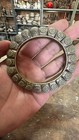 Vintage Old Collectible Handmade Brass Made Flower Design Bracelet Tribal Kada