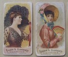 Fans Of The Period  n7  Allen   Ginter Tobacco 14 Card Lot