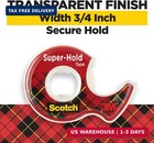 Super-hold Tape  2 Rolls  Transparent Finish  50  More Adhesive  Trusted Favorit