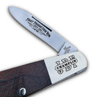 J b f  Champlin Cutlery Knives Usa 2026 Walnut Teardrop Barlow Knife 50 Made
