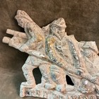 Vintage Cast Metal The Bravest Wall Plaque Three Fireman With Hose Design