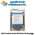Brine Shrimp Eggs Premium Grade 90 Hatch Rate Great Salt Lake Artemia 25g