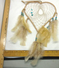 Heart Dream Catcher  Dreamcatcher  Heart Native American Made Coa 9 1 2   187a
