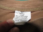 Vintage 80s Military Issued Undershirt Cotton Brown Army T Shirt Sm Med Lg Xl