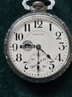 Antique Hamilton 16s 17j Pocket Watch Grade 974 1916 Beautiful Dial Locomotive
