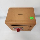 Vtg 1960   s Fort Knox Metal Toy Safe Combination Coin Bank Money Kids Large Size