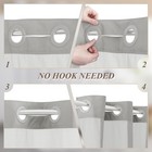 No Hook Shower Curtain Sets With Rugs - Gray Bathroom Rugs Sets 2 Piece And Snap